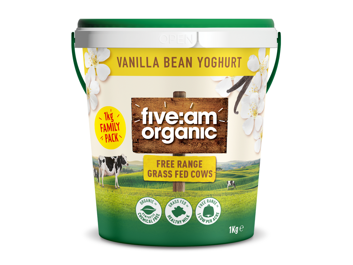 fiveam Organic Yoghurt Vanilla Bean